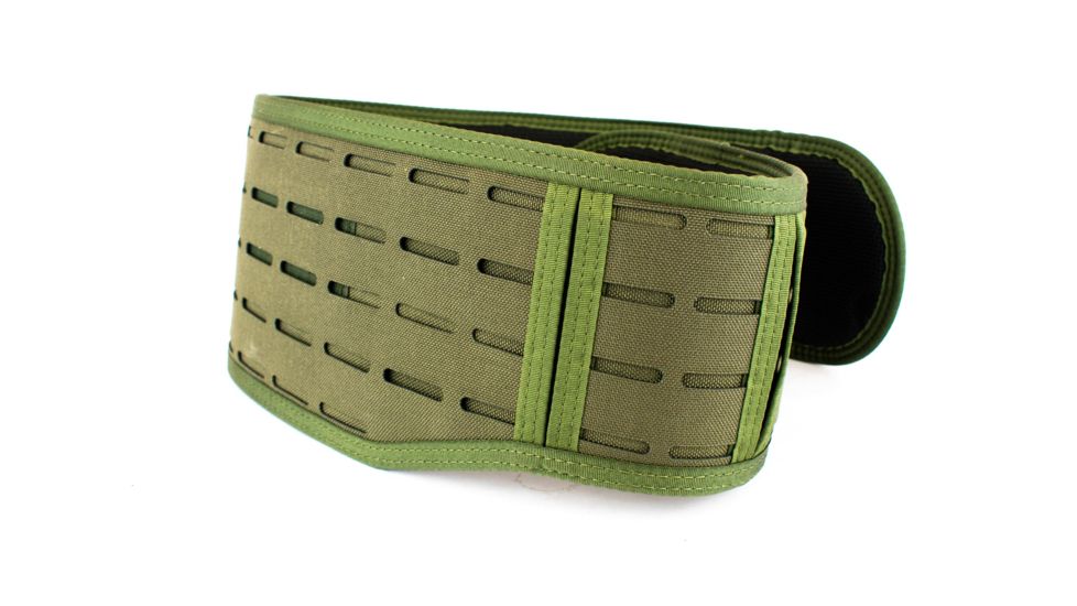 High Speed Gear Laser Sure Grip Padded Belt, Slotted, Medium, Olive Drab, 33LB01OD