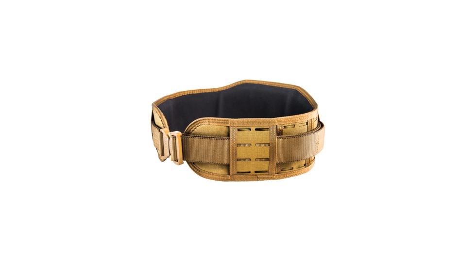 High Speed Gear Laser Sure Grip Padded Belt, Slotted, Small, Coyote Brown, 33LB00CB