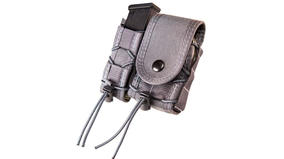 High Speed Gear Leo Taco Molle-Covered Pouch, Wolf Gray 18PC00WG