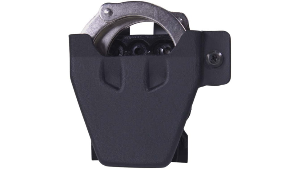 High Speed Gear S&amp;W Chained Handcuff Pouch, Universal HSG Clips, Black, 42DCSCBK