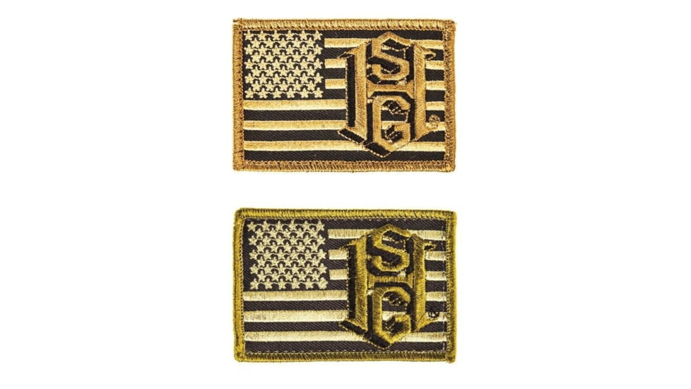 High Speed Gear US Flag Patch, Coyote Brown, Olive Drab