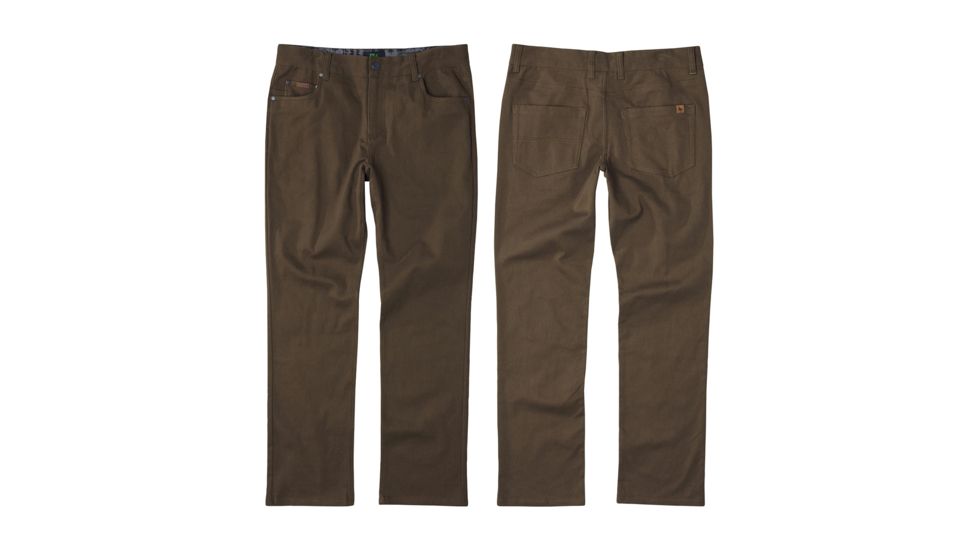 HippyTree Mens Trail Casual Pant, Brown, 28 Waist, 1380-BROWN-28