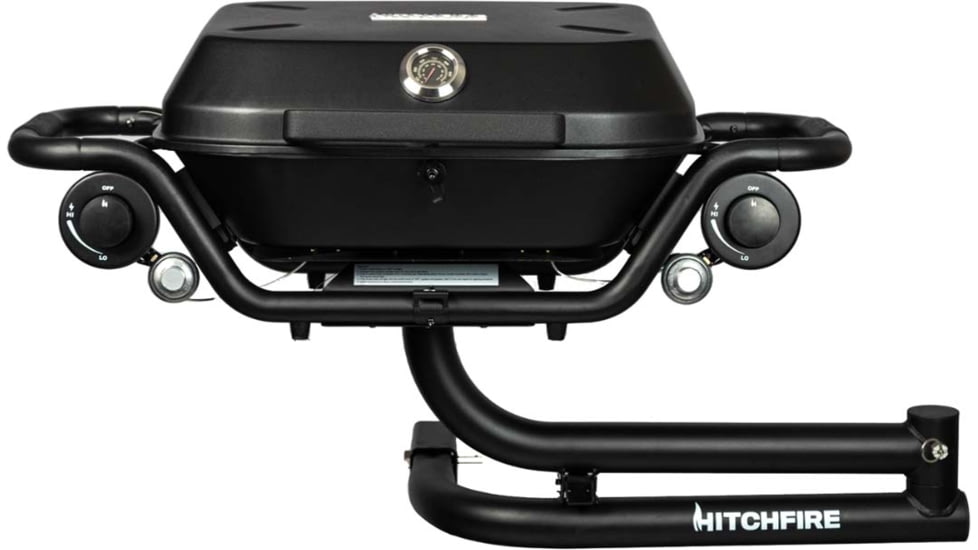 HitchFire F-20 Propane Driver Side Gas Grill, Black, Large, HFG01F2001DRS