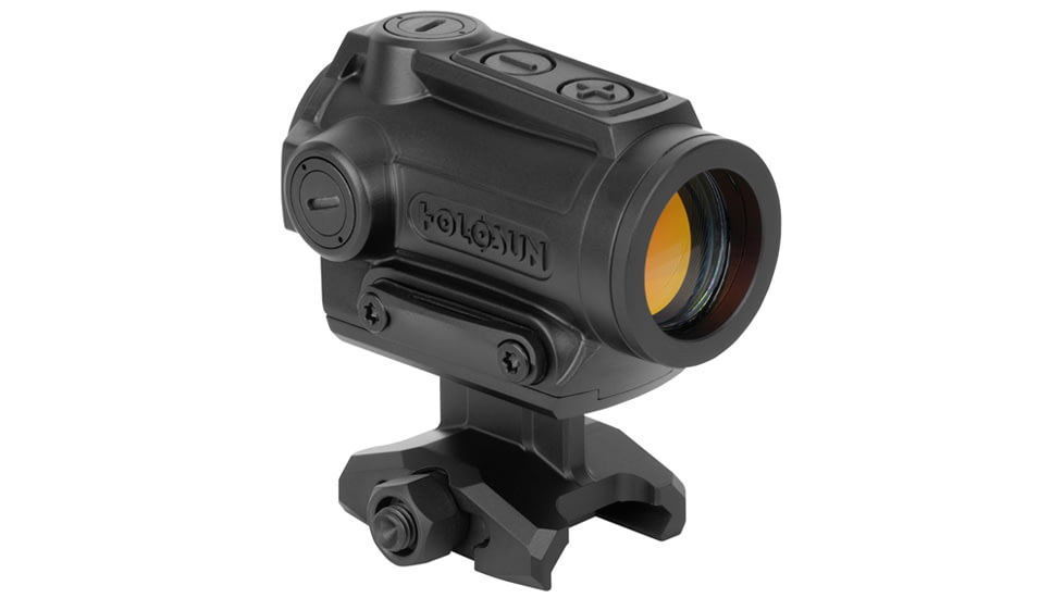 Holosun ARO MRS Advanced Rifle Optic 1x22mm Reflex Red Dot Sight, Gold 2 MOA Dot/2MOA Dot &amp; 65MOA Ring Reticle, Black, ARO-MRS-GD
