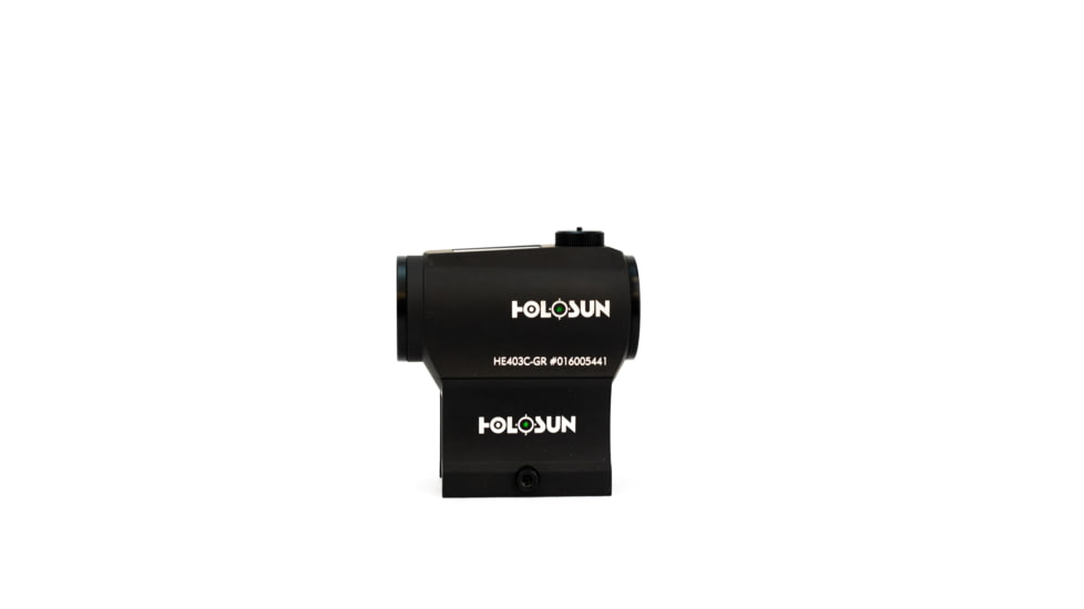 Holosun Elite 2 MOA Dot Night Vision Compatible Solar/Battery Green Dot Sight, Black, HE403C-GR Elite