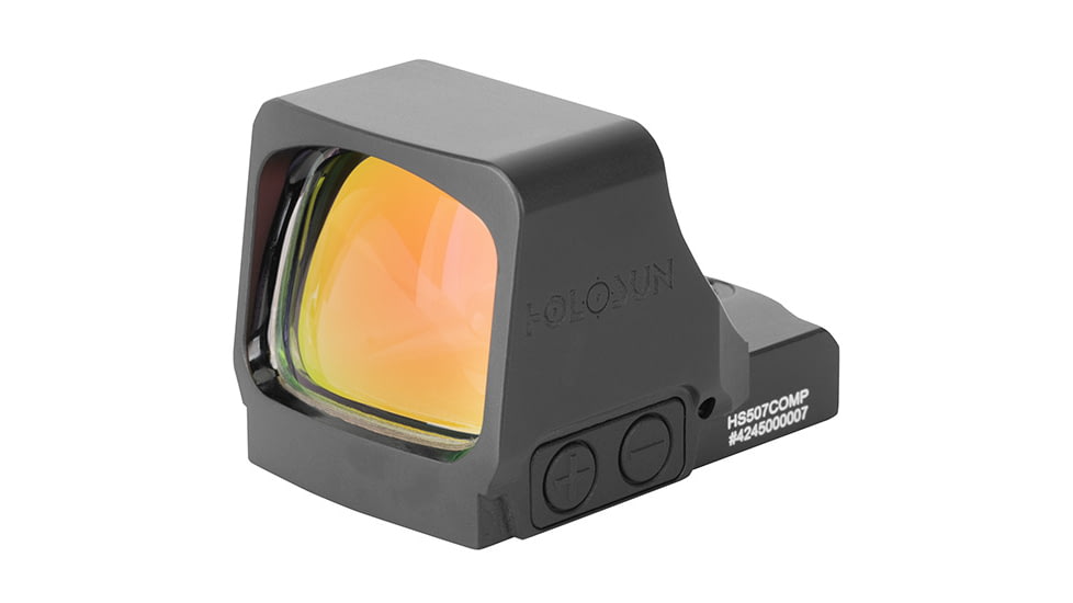 Holosun Ronin 507COMP 1x1.1 Reflex Green Dot Sight, 2 MOA Dot, 32 MOA Circle Reticle, Black, RONIN-HE507COMP-GR