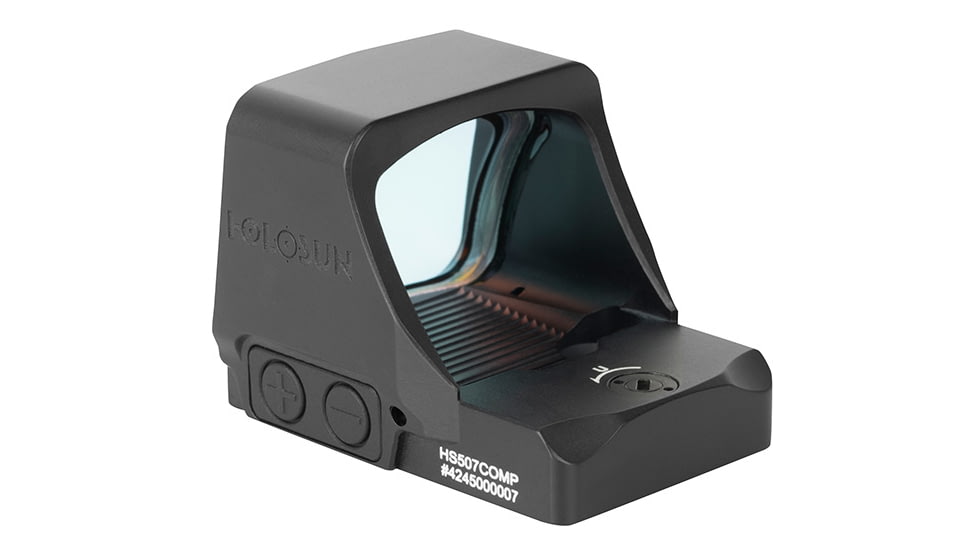 Holosun Ronin 507COMP 1x1.1 Reflex Green Dot Sight, 2 MOA Dot, 32 MOA Circle Reticle, Black, RONIN-HE507COMP-GR