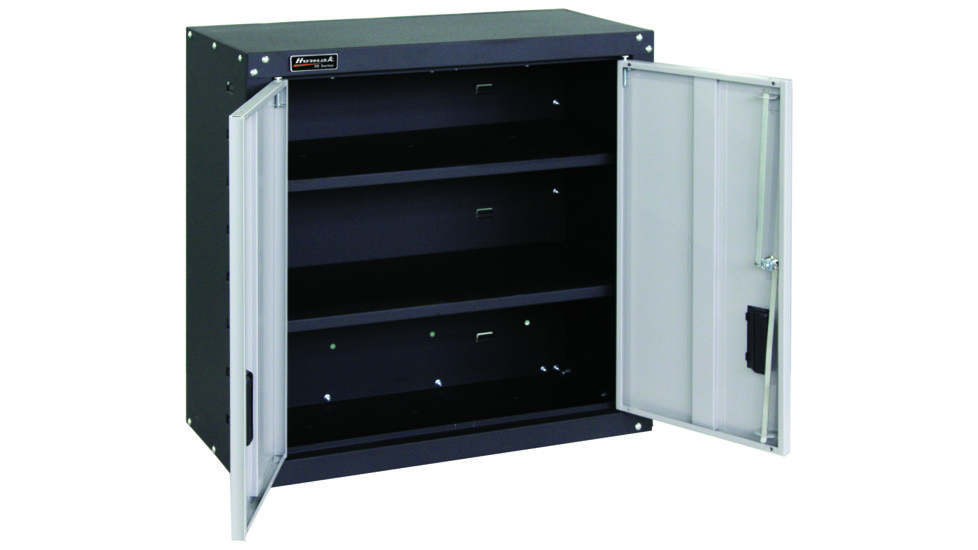 Homak 2 Door Wall Cabinet w/ 2 Shelves GS00727021