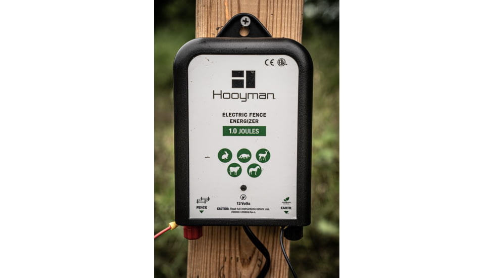Hooyman Hot Zone Garden Fence, Black, 1099106