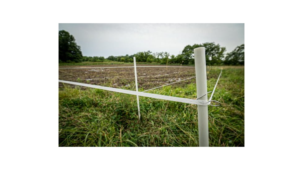 Hooyman Hot Zone Garden Fence, Black, 1099106
