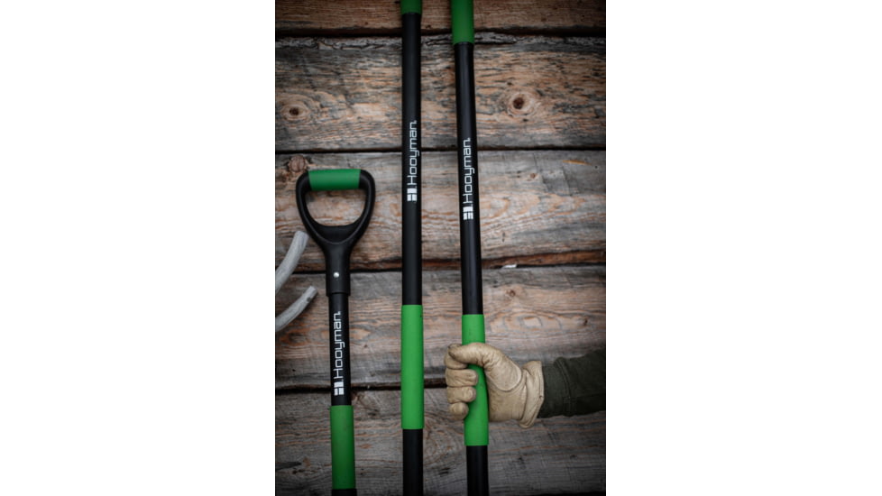 Hooyman Spade Shovel, Black/Green, 1116244