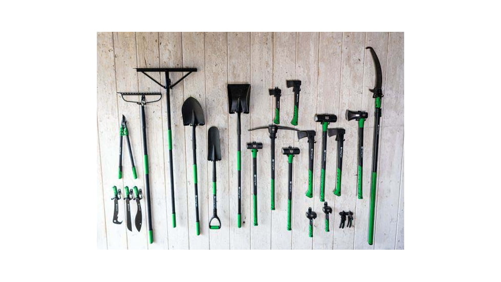 Hooyman Spade Shovel, Black/Green, 1116244
