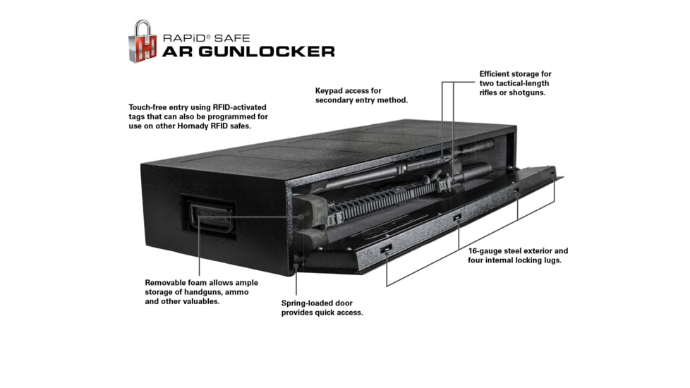 Hornady RAPiD Safe AR Gunlocker, 98190