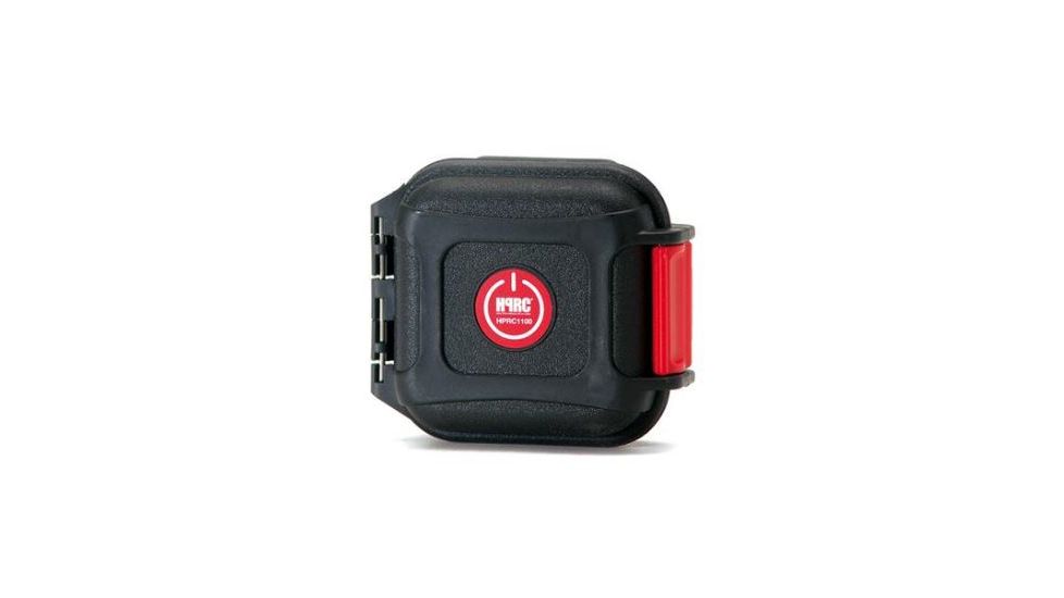 HPRC 1100M Memory Cards Hard Case, Black with Red
