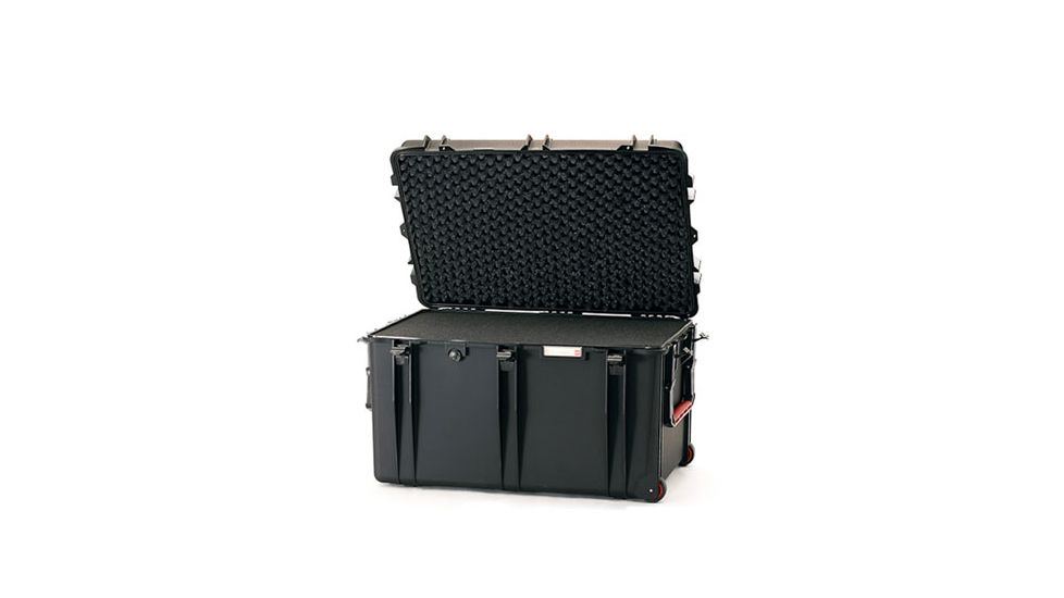 HPRC 2800W Wheeled Hard Case W/ Foam, Black