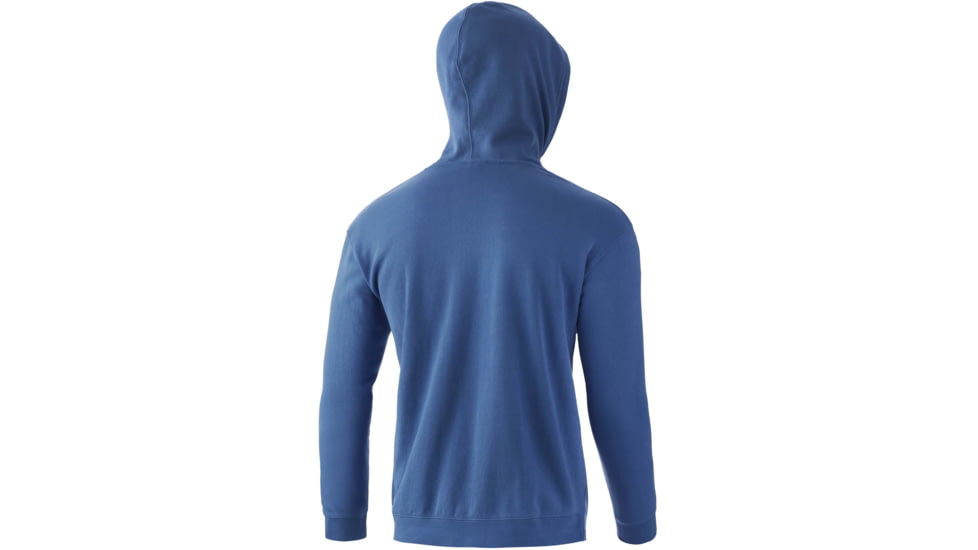 HUK Performance Fishing Logo Hoodie - Men's, Titanium Blue, XL, H1300075-428-XL