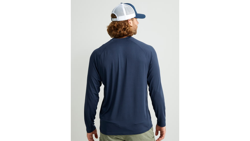 HUK Performance Fishing A1A Performance Crew - Mens, Naval Academy, Medium, H1200575-413-M