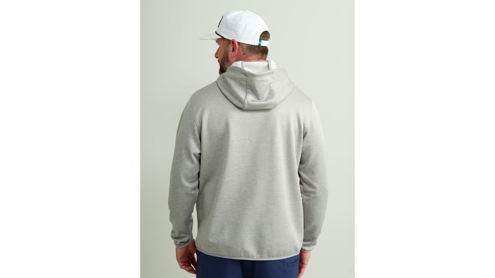 HUK Performance Fishing Cold Front Graphic Hoodie - Mens, Harbormist Hthr, Small, H1300102-054-S