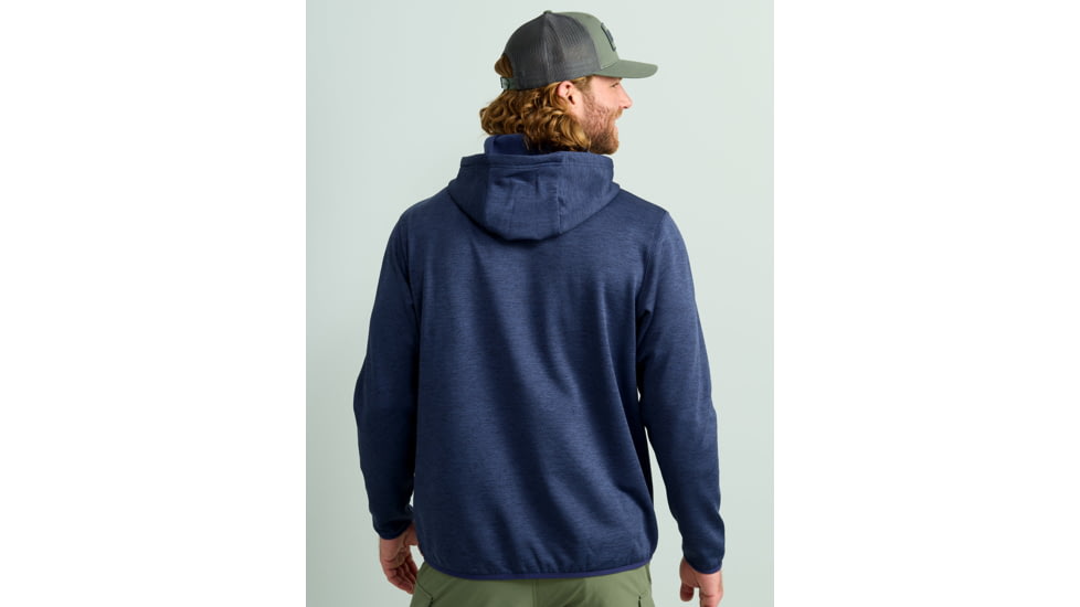 HUK Performance Fishing Cold Front Graphic Hoodie - Mens, Nvl Aca Hthr, 3XL, H1300102-464-XXXL