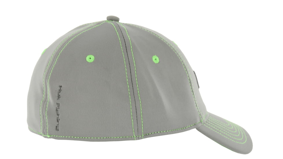 HUK Performance Fishing Deluxe Tech Stretch Hat, Grey, H3000076GRYML