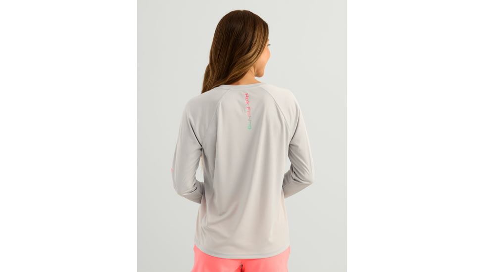 HUK Performance Fishing Fishing Pursuit Shirt - Womens, Harbor Mist2, Small, H6120109-035-S