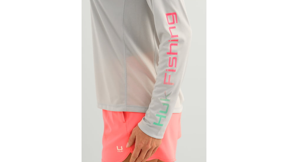 HUK Performance Fishing Fishing Pursuit Shirt - Womens, Harbor Mist2, Small, H6120109-035-S