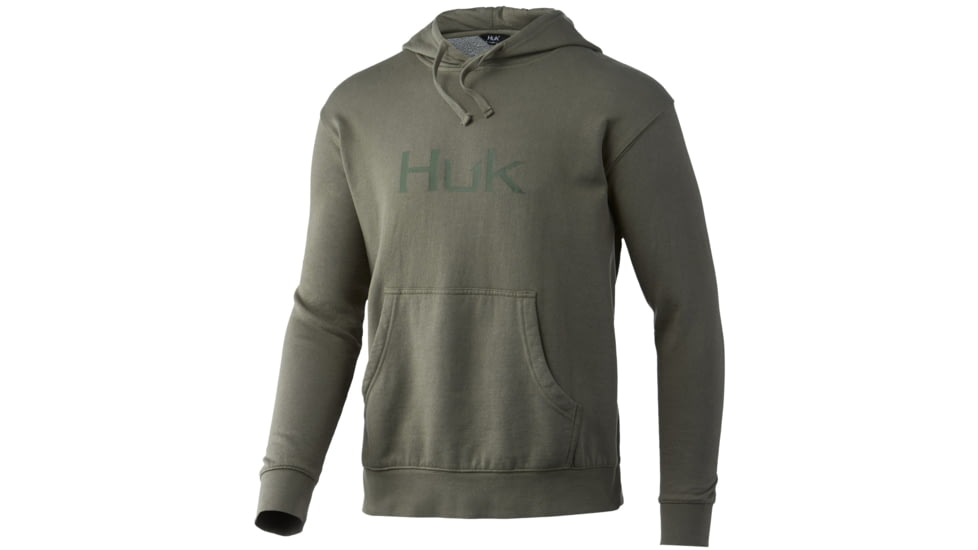 HUK Performance Fishing Huk Logo Hoodie - Men's, Moss, Small, H1300075-316-S