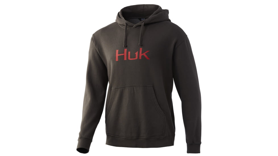 HUK Performance Fishing Huk Logo Hoodie - Men's, Volcanic Ashf22, Small, H1300075-017-S