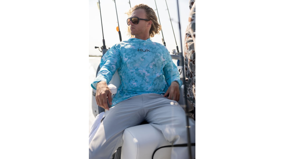 HUK Performance Fishing Airweight Hoodie Kc Printed - Mens