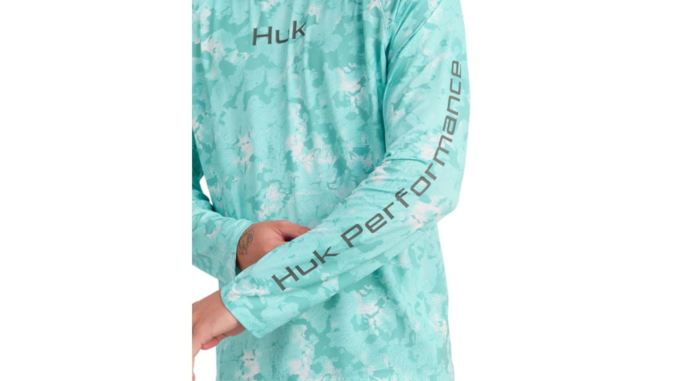 HUK Performance Fishing Airweight Hoodie Kc Printed - Mens
