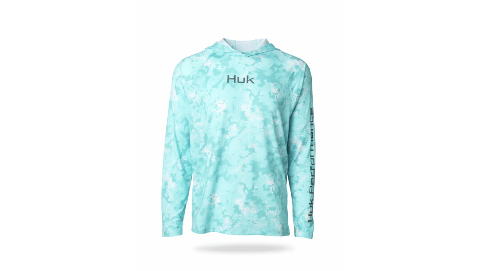 HUK Performance Fishing Airweight Hoodie Kc Printed - Mens