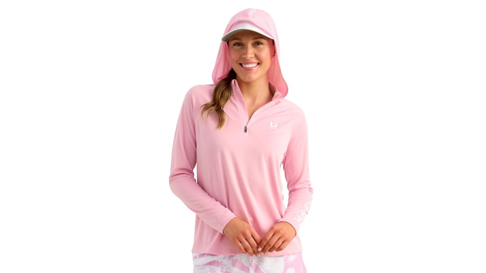 HUK Performance Fishing Icon Long Sleeve Hoodie - Womens