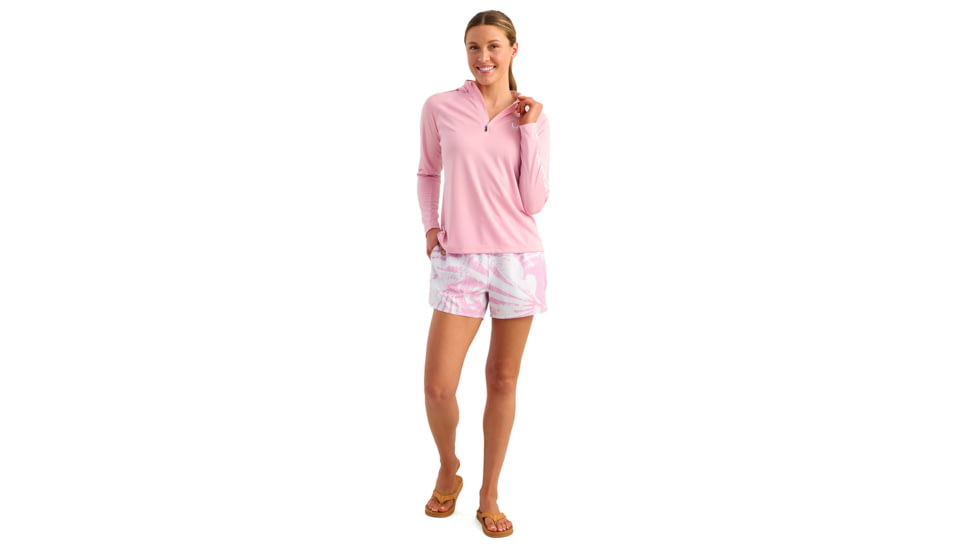 HUK Performance Fishing Icon Long Sleeve Hoodie - Womens