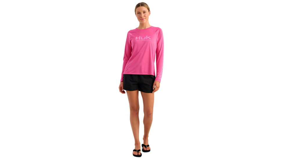 HUK Performance Fishing Pursuit Crew Solid - Womens