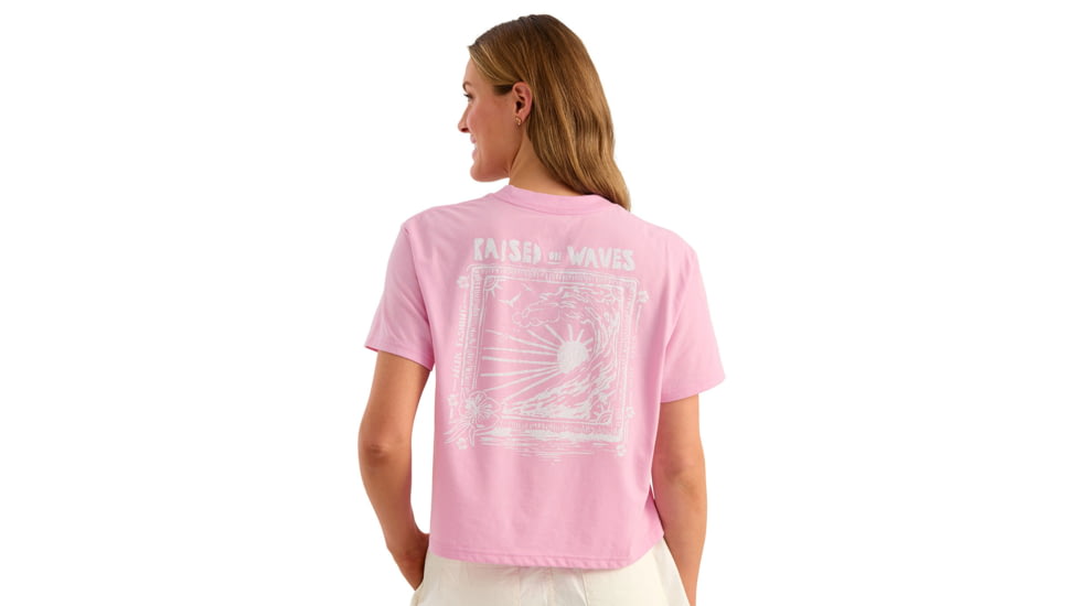 HUK Performance Fishing Raised On Waves Pocket Tee - Womens