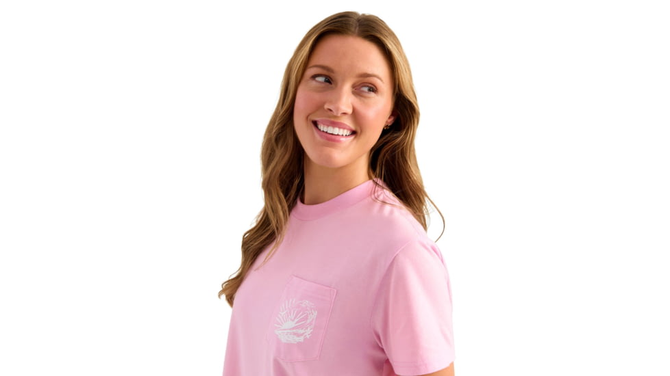 HUK Performance Fishing Raised On Waves Pocket Tee - Womens