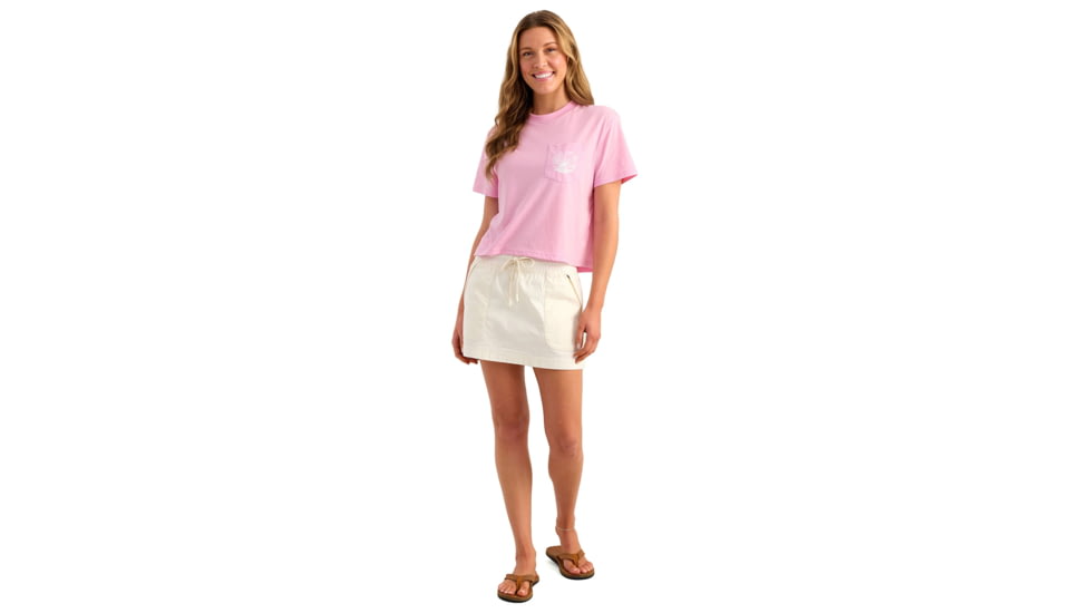 HUK Performance Fishing Raised On Waves Pocket Tee - Womens