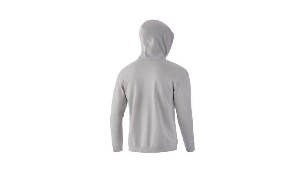 HUK Performance Fishing Logo Hoodie - Men's, Oyster, 2XL, H1300075-052-XXL