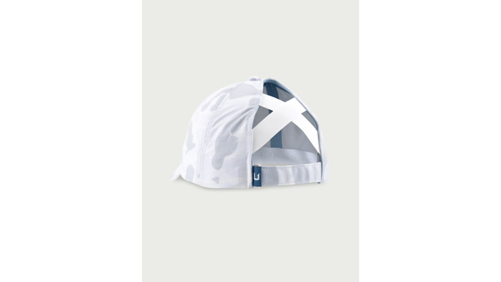 HUK Performance Fishing Pony Tail Ball Cap Kc Print - Womens, Sky, 1, H6300064-437-1