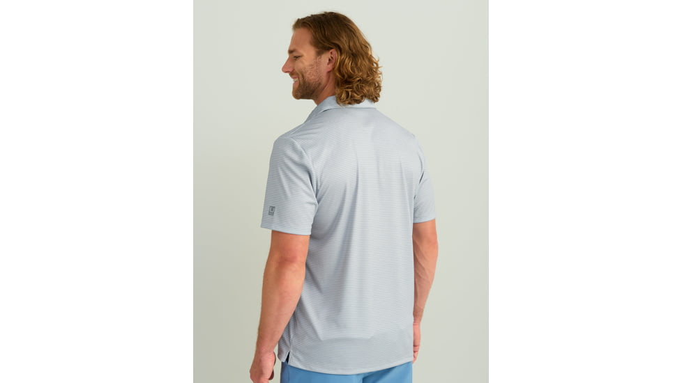 HUK Performance Fishing Pursuit Novelty Polo - Mens, Harbor Mist, Extra Large, H1200633-034-XL