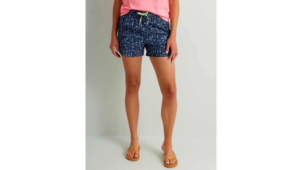 HUK Performance Fishing Pursuit Printed Volley Short - Womens, Naval Academy 2, Extra Small, H6200073-401-XS