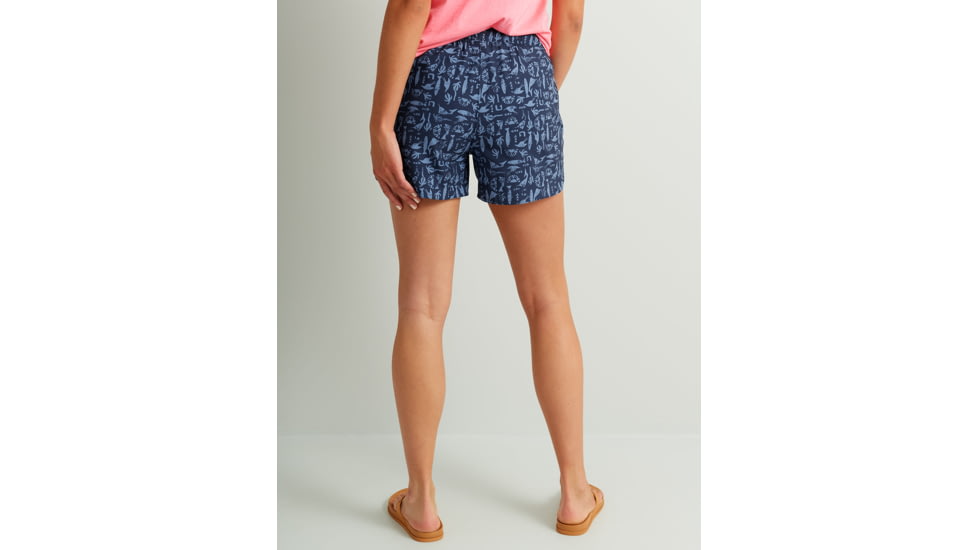 HUK Performance Fishing Pursuit Printed Volley Short - Womens, Naval Academy 2, Extra Small, H6200073-401-XS