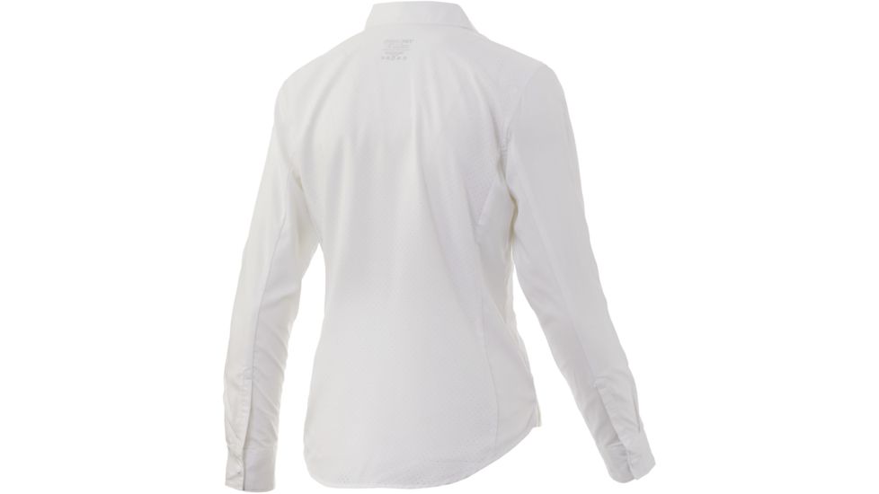 HUK Performance Fishing Salty LS Fishing Button Up Shirt - Womens, White, Extra Large, H6150002-100-XL