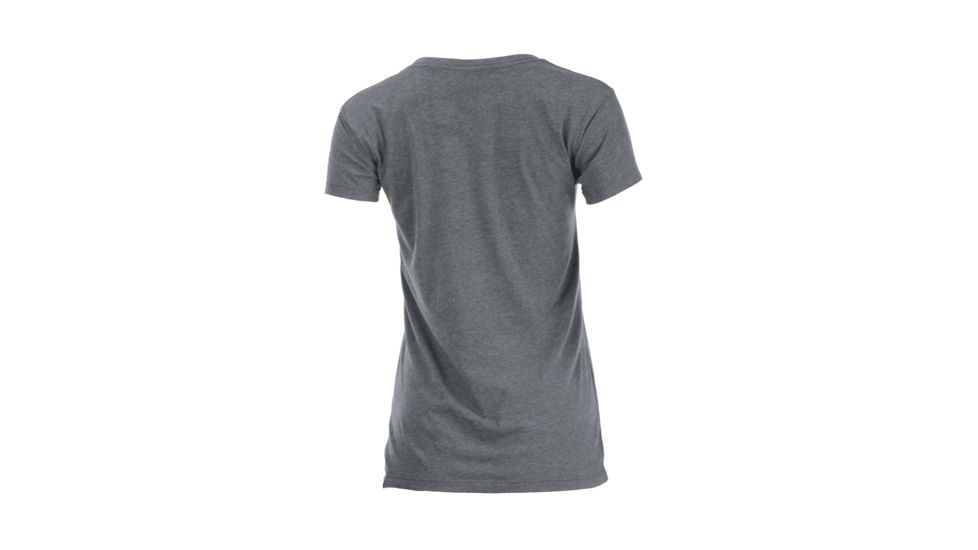 HUK Performance Fishing W Sunrise Crew Tops, Short Sleeve - Womens, True Grey Heather, Large, H6100021-035-L