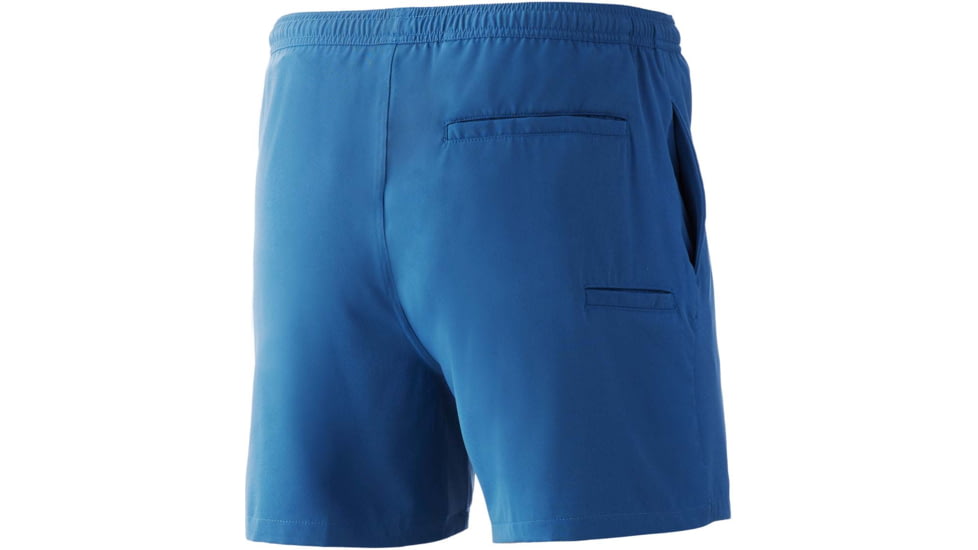 HUK Performance Fishing Pursuit Running Lakes Volley Swim Shorts - Men's, Titanium Blue, XL, H2000135-428-XL