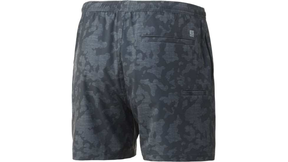 HUK Performance Fishing Pursuit Running Lakes Volley Swim Shorts - Men's, Volcanic Ash, M, H2000135-013-M