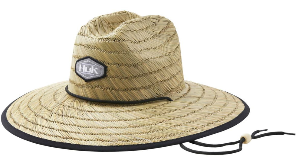 HUK Performance Fishing Running Lakes Straw Hat - Men's, Overcast Grey, One Size, H3000321-032-1