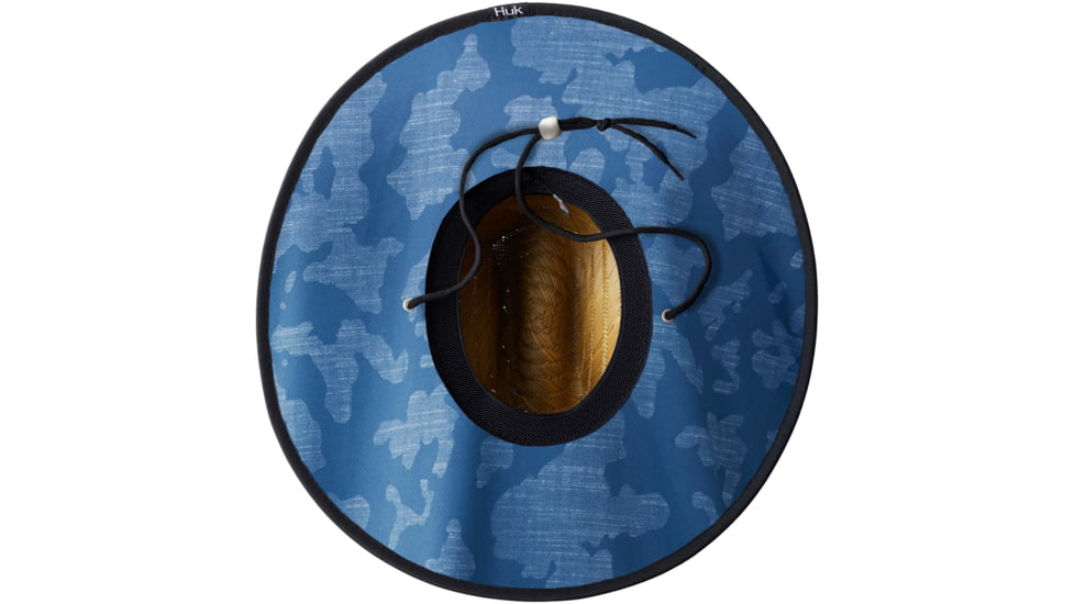 HUK Performance Fishing Running Lakes Straw Hat - Men's, Titanium Blue, One Size, H3000321-428-1