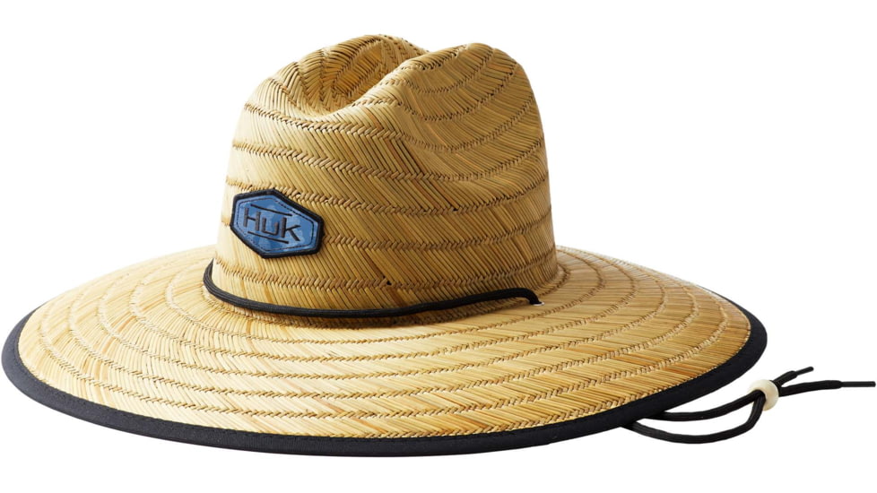 HUK Performance Fishing Running Lakes Straw Hat - Men's, Titanium Blue, One Size, H3000321-428-1