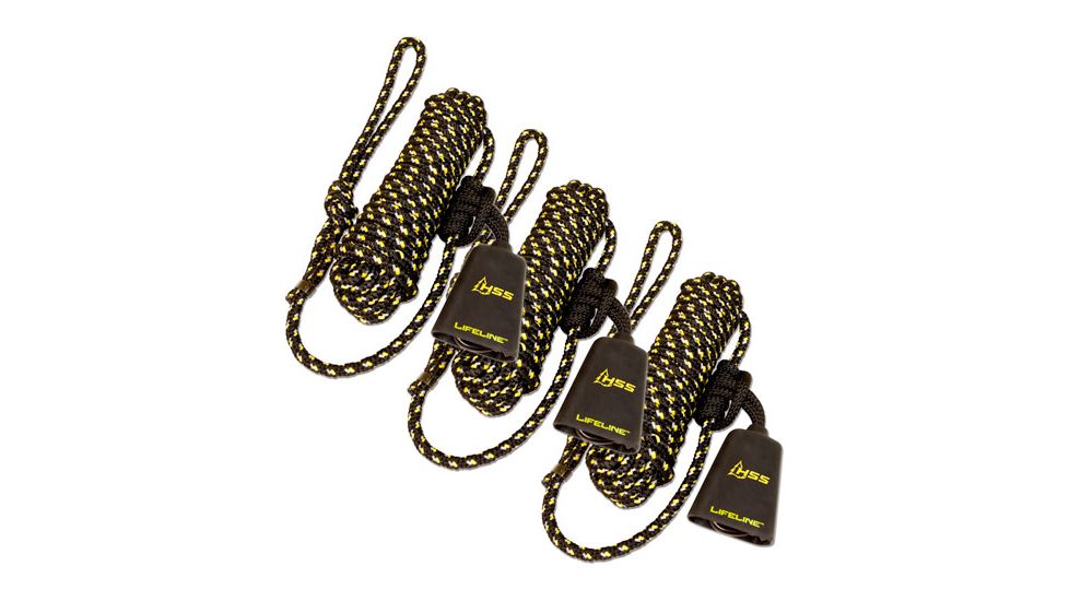 Hunter Safety System 30ft Lifeline W/single Carabiner, 3-pack, LLS3+